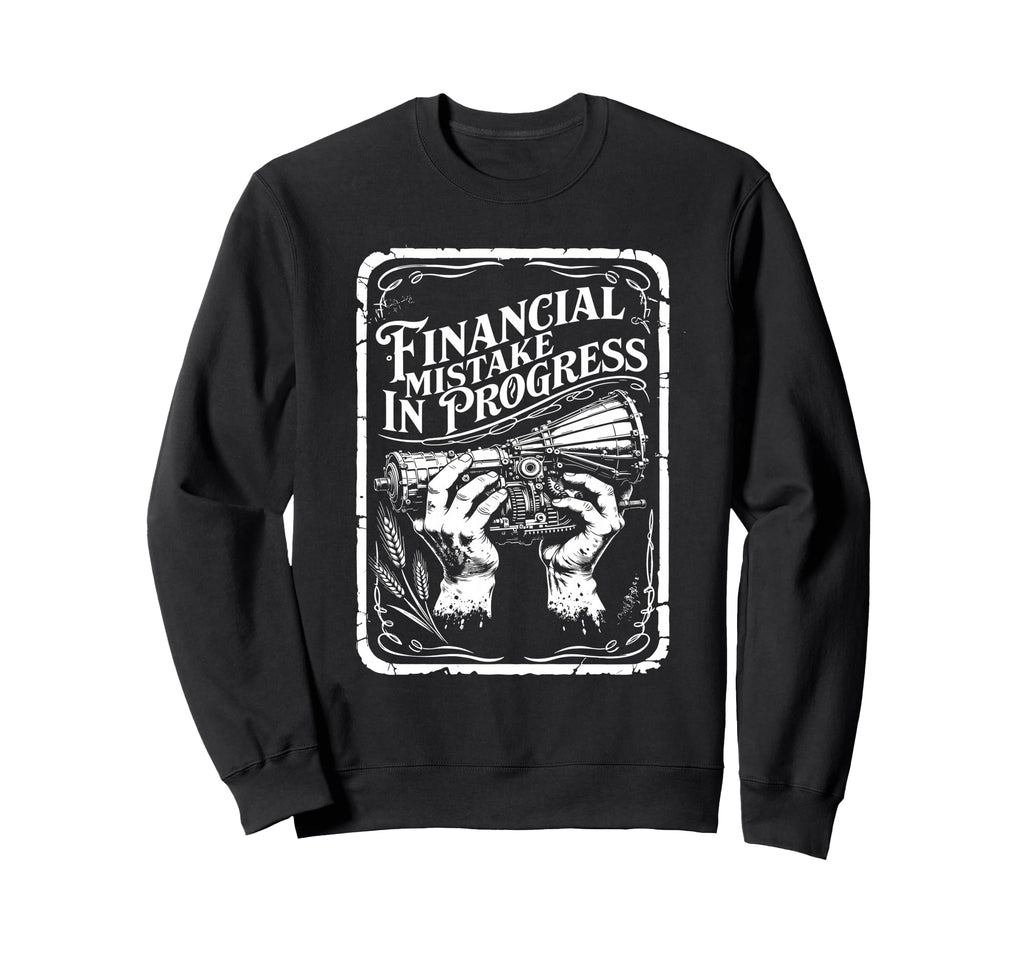 Financial Mistake Progress Camera Sweatshirt - Custom Art Print Men Women - T-Shirt, Sweatshirt, Hoodie