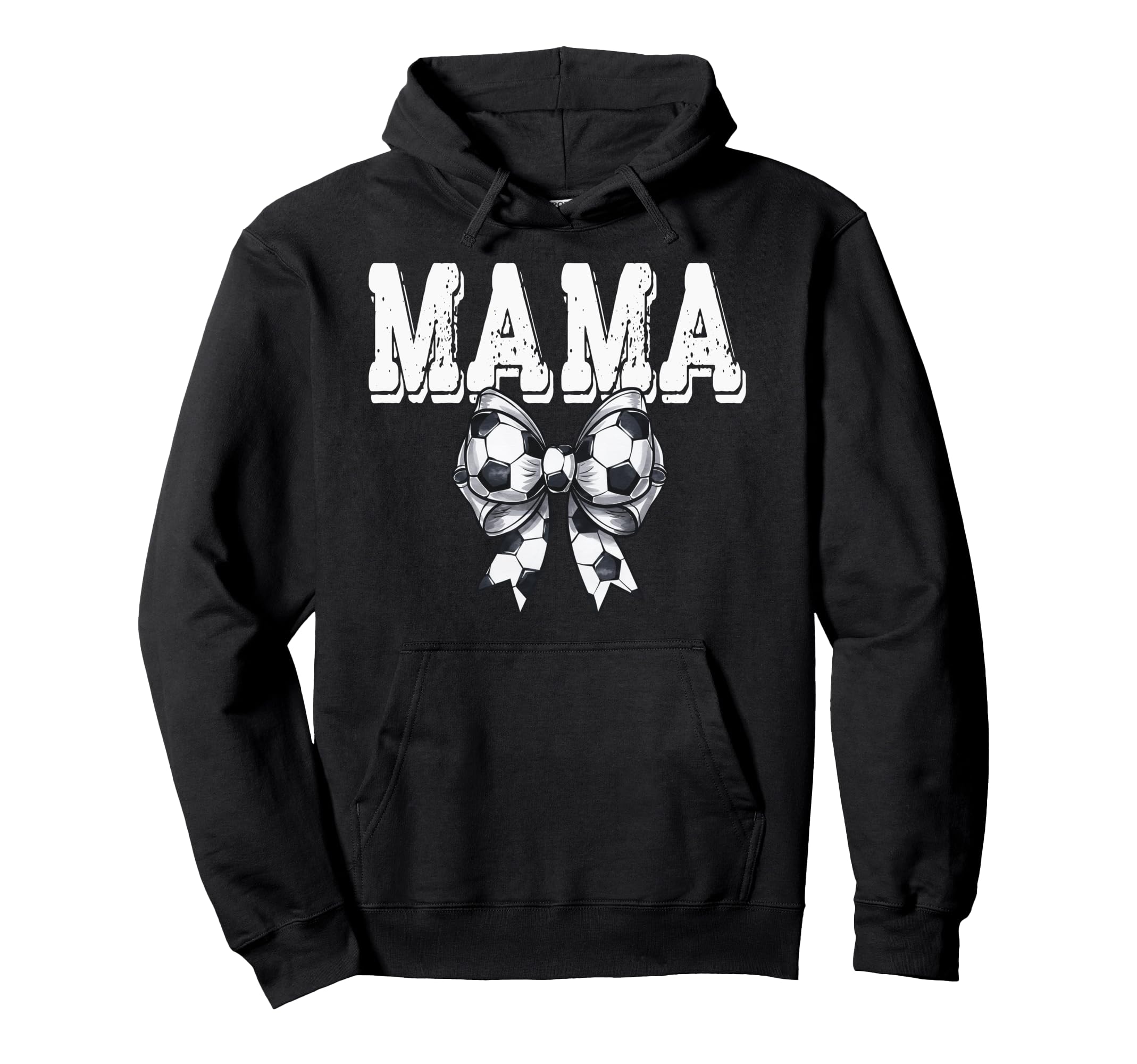 Coquette Soccer Bow Mama Sister Grandma Hoodie - Unique Graphic Unisex - T-Shirt, Sweatshirt, Hoodie
