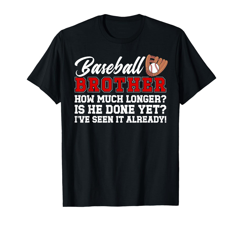 Baseball Brother Funny Brother T-Shirt - Minimalist Print Men Women - T-Shirt, Sweatshirt, Hoodie