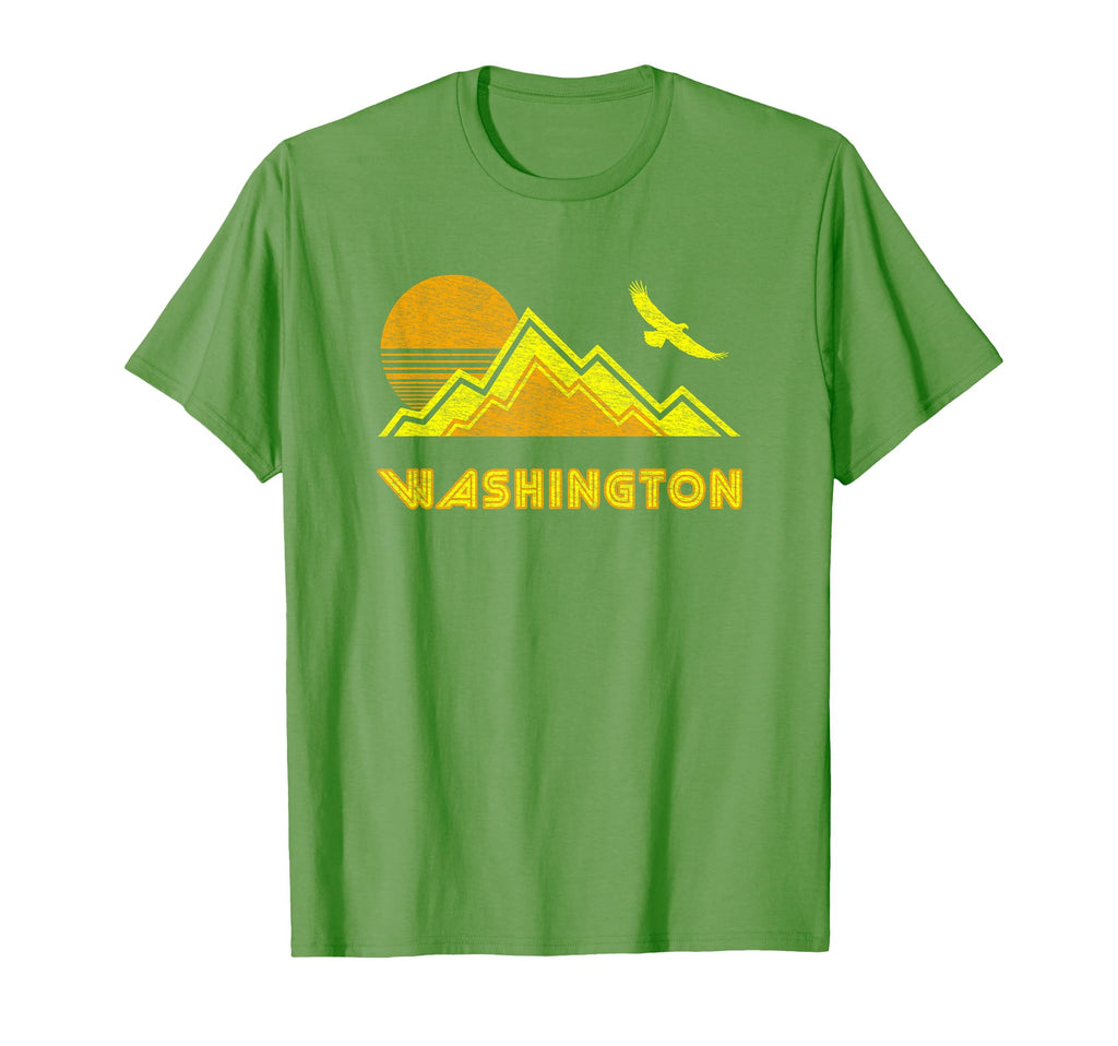Washington Distressed Hiking T-Shirt - Minimalist Print Unisex - T-Shirt, Sweatshirt, Hoodie