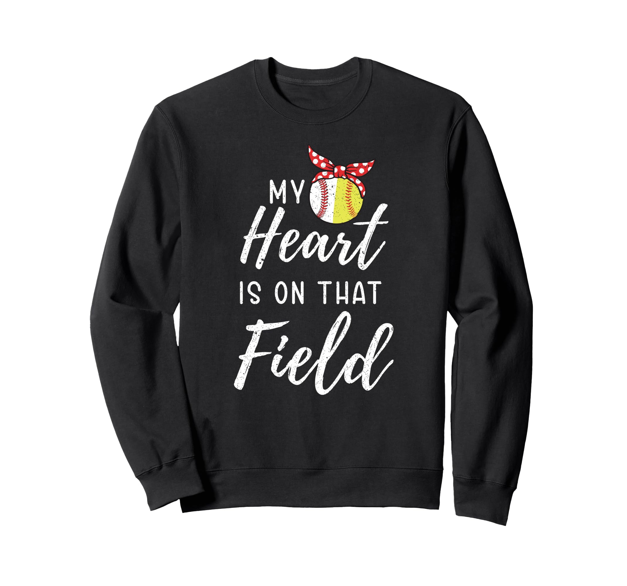My Heart Is That Field Funny Sweatshirt - Novelty Apparel Men Women - T-Shirt, Sweatshirt, Hoodie