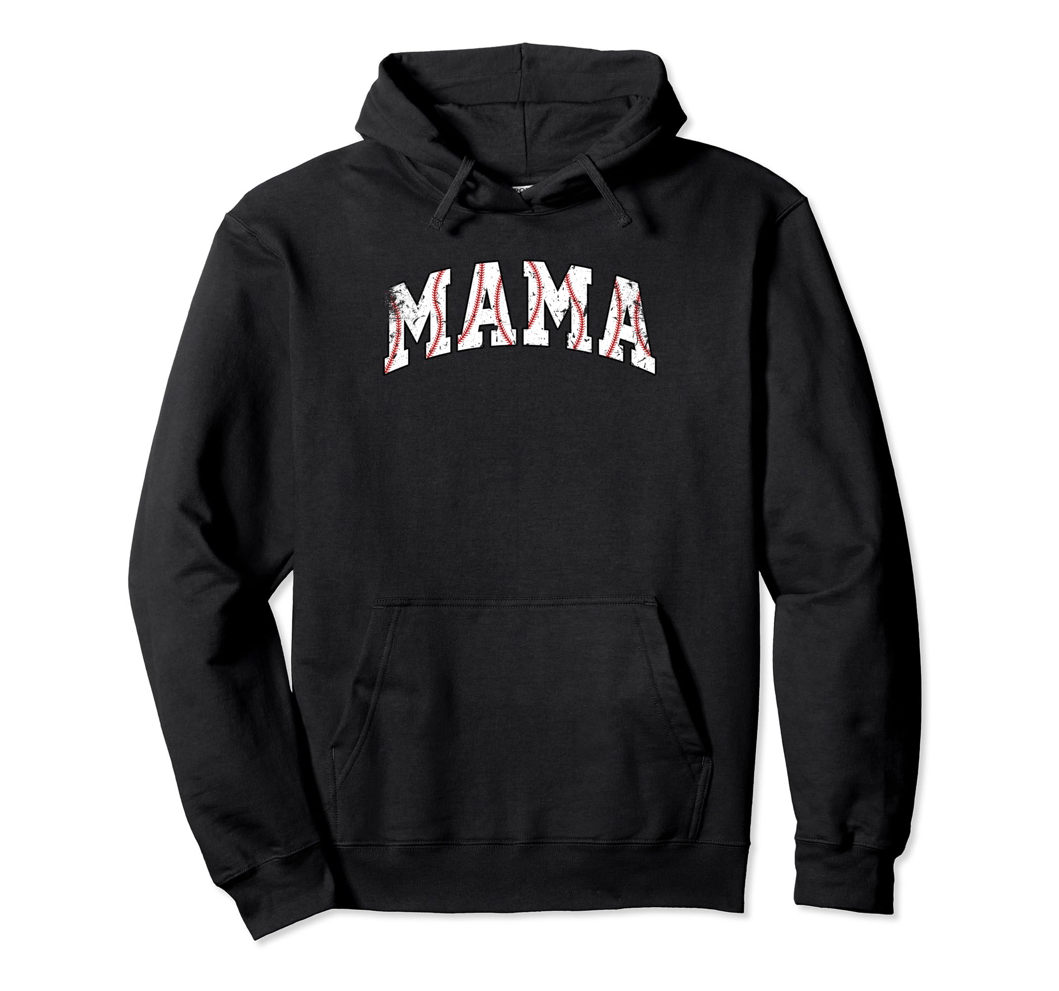 Baseball Mama Funny Sport Hoodie - Graphic Print for Adults - T-Shirt, Sweatshirt, Hoodie
