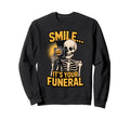 Skeleton Photographer Halloween Sweatshirt - Novelty Apparel Men Women - T-Shirt, Sweatshirt, Hoodie