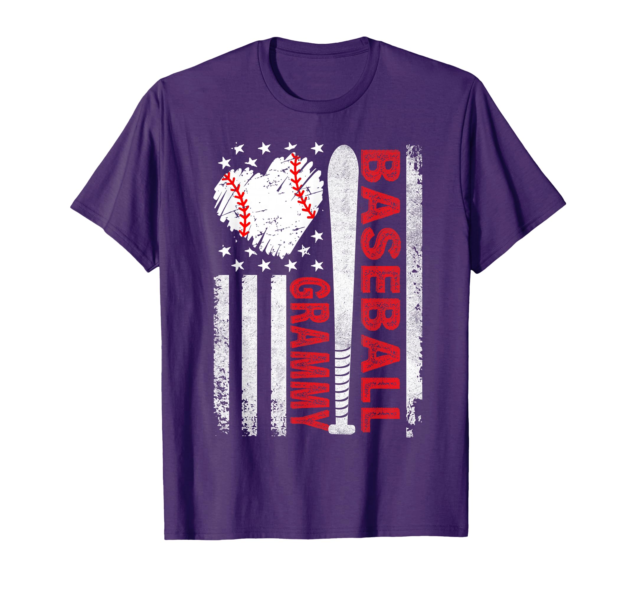 American Flag Baseball Grammy Baseball T-Shirt - Novelty Apparel Men Women - T-Shirt, Sweatshirt, Hoodie