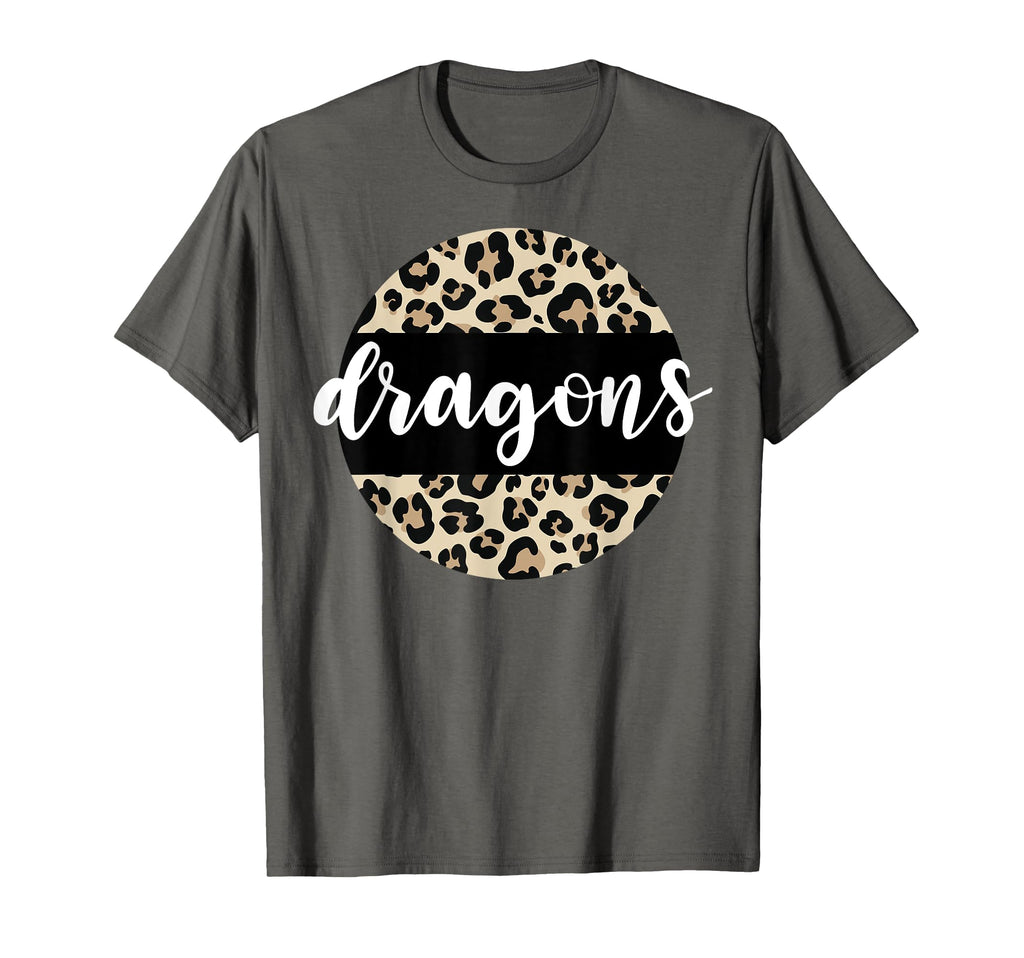 Leopard Dragons Team Mascot School T-Shirt - Trendy Graphic Men Women - T-Shirt, Sweatshirt, Hoodie