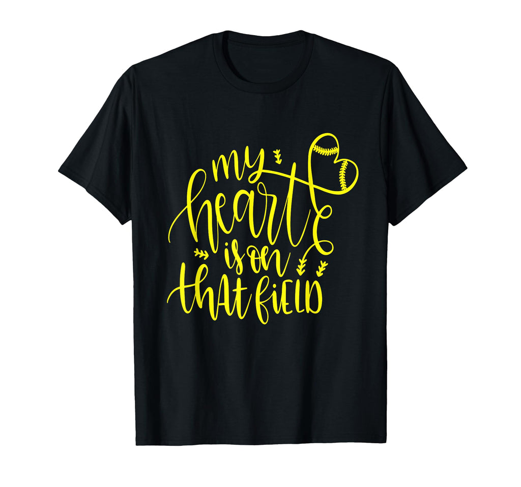 My Heart Is That Field Mom Football T-Shirt - Unique Graphic Men Women - T-Shirt, Sweatshirt, Hoodie
