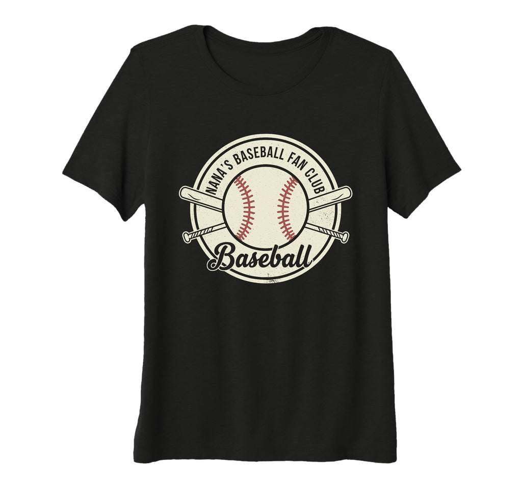 Womens Nana Baseball Fan Club Grandma T-Shirt - Streetwear Style Unisex - T-Shirt, Sweatshirt, Hoodie