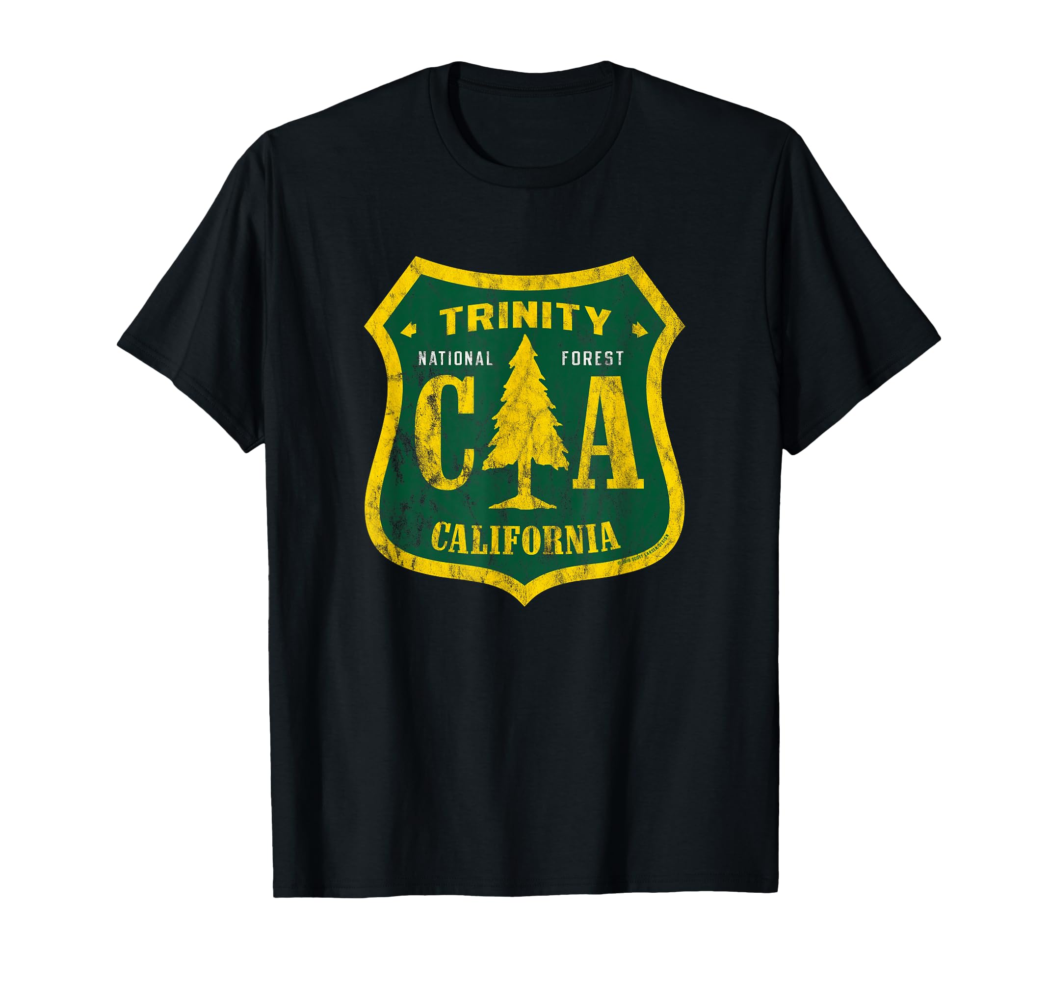 Trinity National Forest California T-Shirt - Casual Everyday Wear Unisex - T-Shirt, Sweatshirt, Hoodie