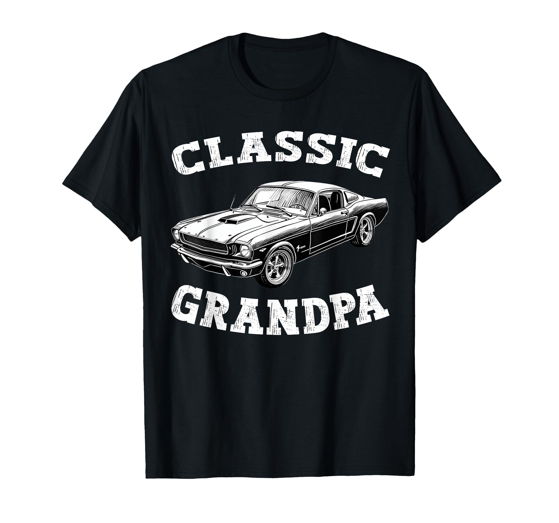 Funny Grandpa Car Fathers Day T-Shirt - Custom Art Print Men Women - T-Shirt, Sweatshirt, Hoodie