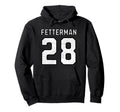 John Fetterman 2028 President Varsity Hoodie - Streetwear Style for Adults - T-Shirt, Sweatshirt, Hoodie