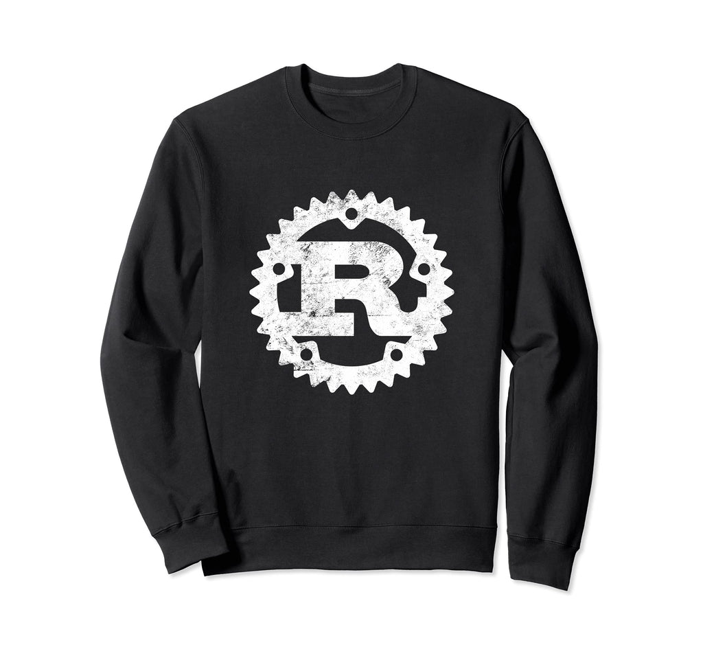 Rust Programming Logo Sweatshirt - Casual Everyday Wear for Adults - T-Shirt, Sweatshirt, Hoodie