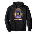Level 12 Unlock Birthday Gamer 12 Year Hoodie - Streetwear Style Men Women - T-Shirt, Sweatshirt, Hoodie