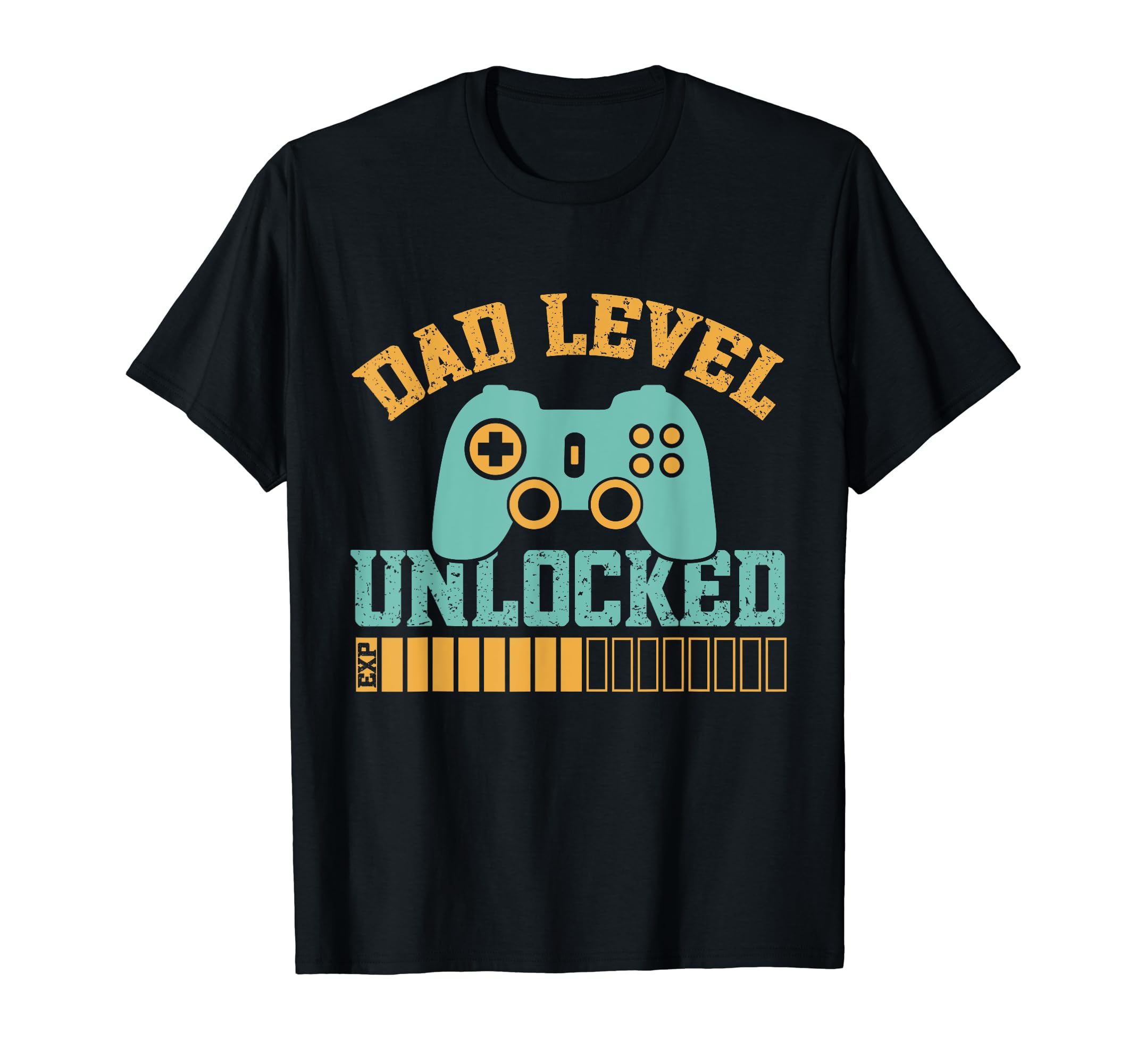 Fathers Day Gamer Dad Dad Level Unlocked T-Shirt - Novelty Apparel Unisex - T-Shirt, Sweatshirt, Hoodie