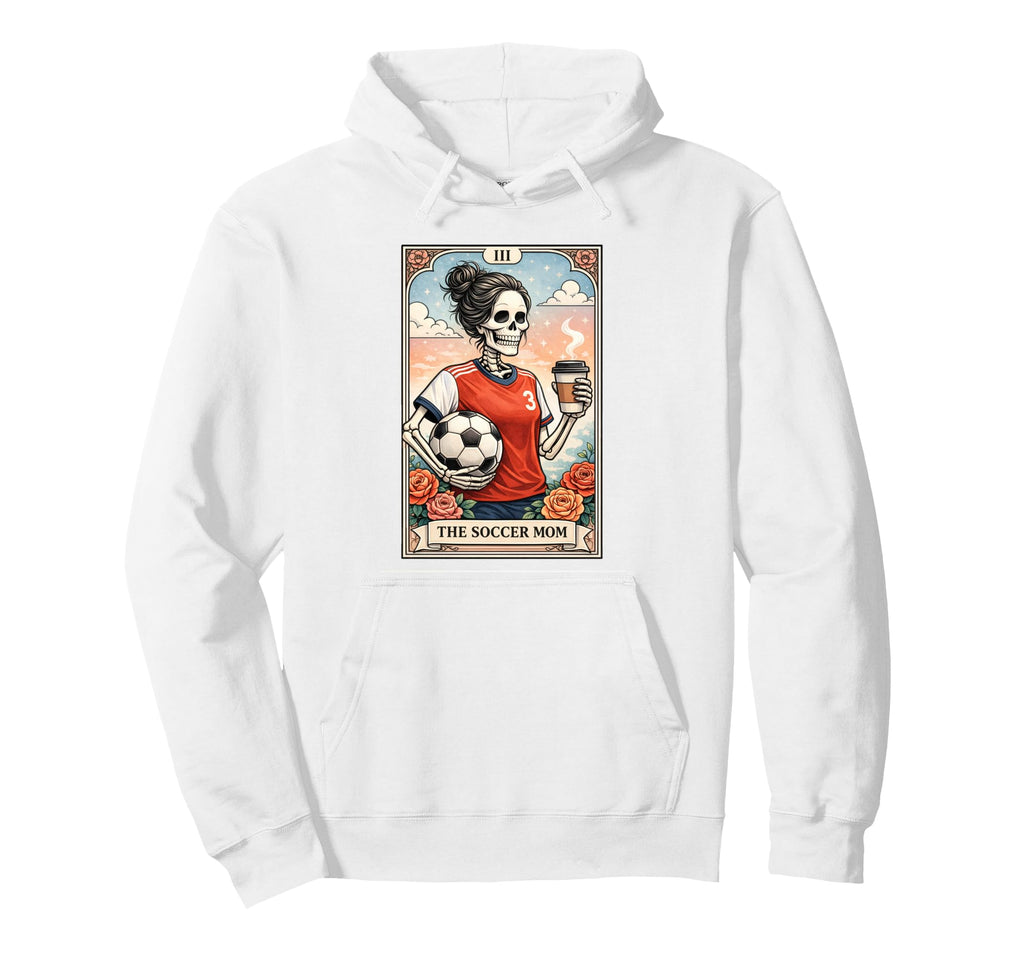 Soccer Mom Soccer Mama Game Day Vibes Hoodie - Trendy Graphic Unisex - T-Shirt, Sweatshirt, Hoodie