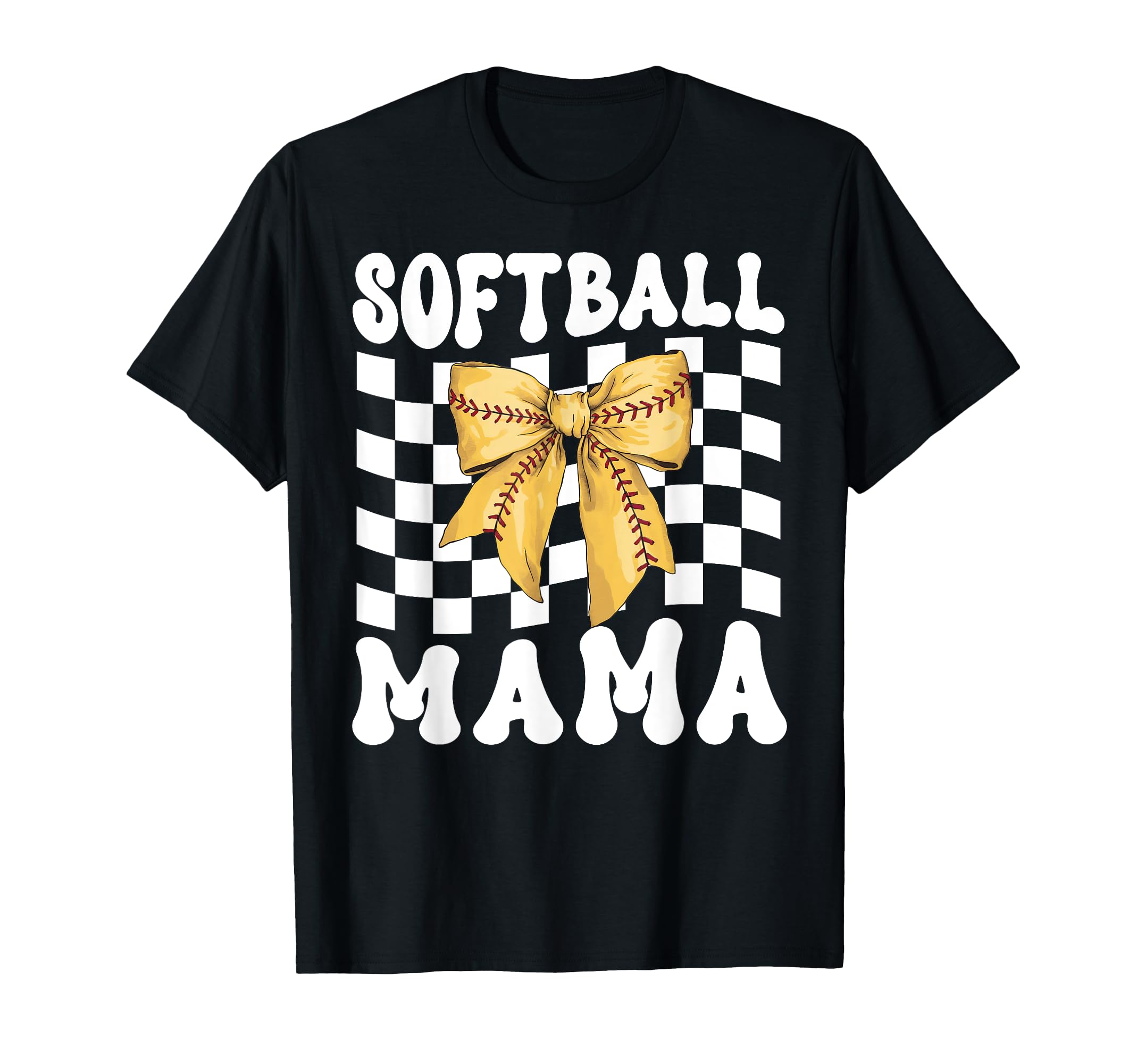 Softball Mama Coquette Bow Game Day T-Shirt - Aesthetic Graphic Unisex - T-Shirt, Sweatshirt, Hoodie