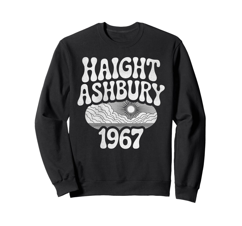 Haight Ashbury 1967 Hippie Sunset San Sweatshirt - Custom Art Print Unisex - T-Shirt, Sweatshirt, Hoodie