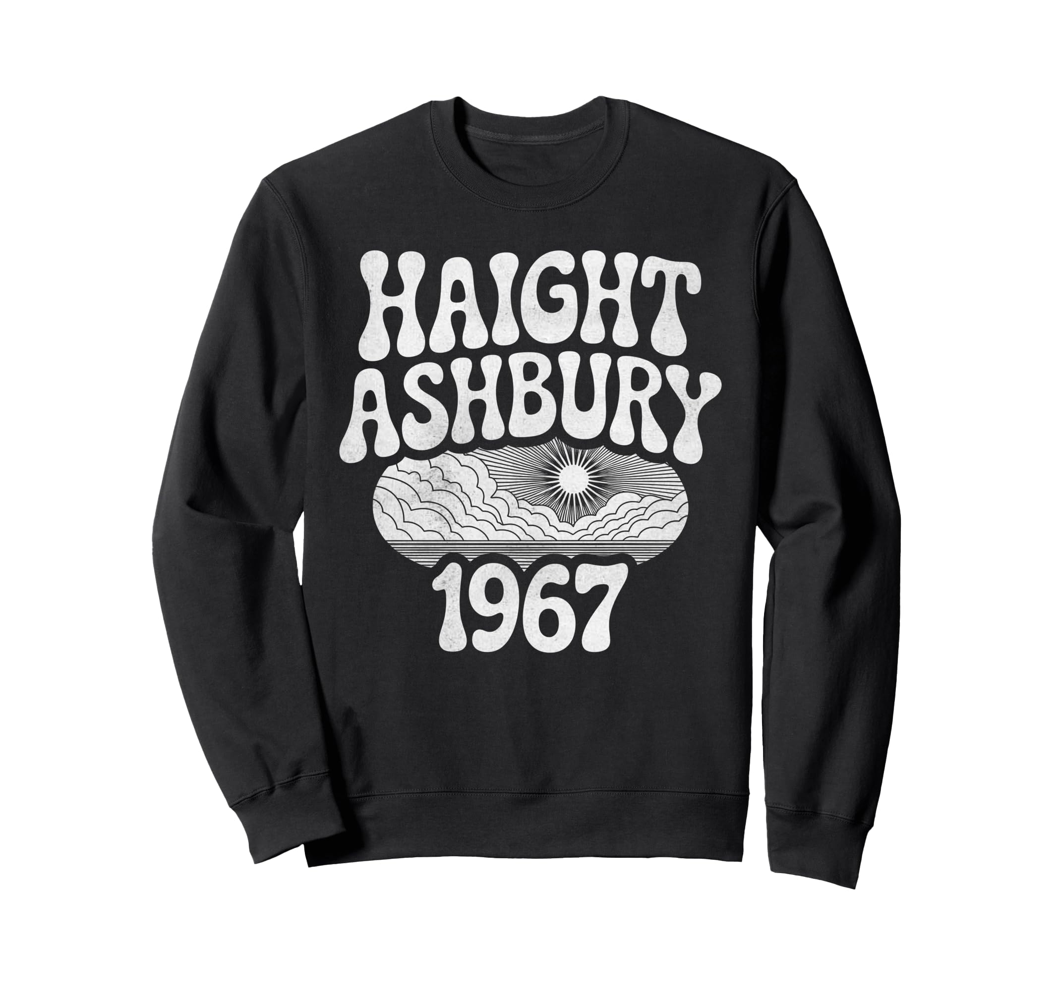 Haight Ashbury 1967 Hippie Sunset San Sweatshirt - Custom Art Print Unisex - T-Shirt, Sweatshirt, Hoodie
