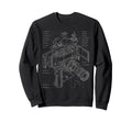 Camera Schematic Film Photography Sweatshirt - Unique Graphic Unisex - T-Shirt, Sweatshirt, Hoodie