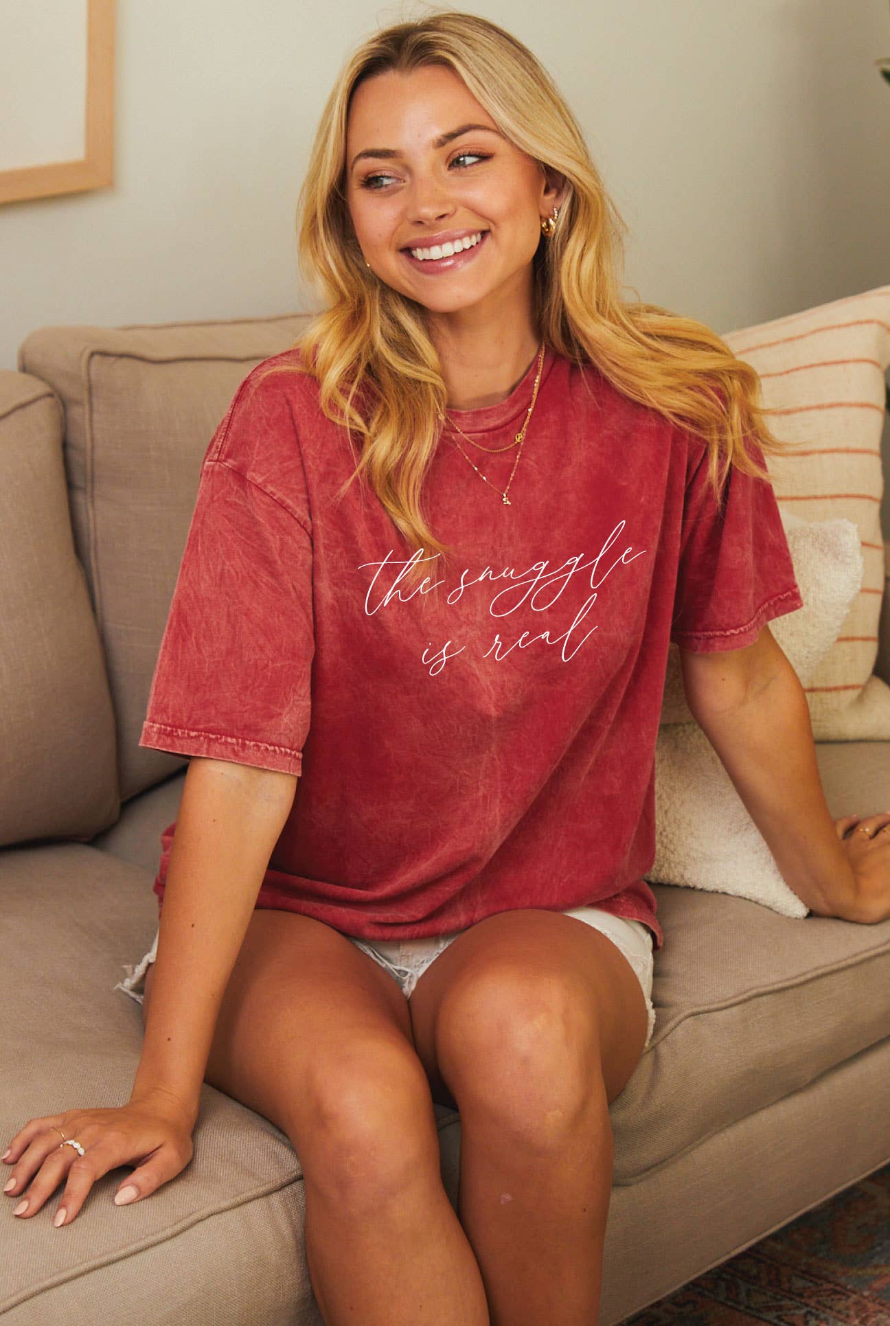 The Snuggle Is Real Mineral Graphic Top - Adult & Kids T-Shirts, Sweatshirts & Hoodies apparel design preview 1