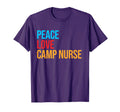Peace Love Camp Nurse T-Shirt - Graphic Print Men Women - T-Shirt, Sweatshirt, Hoodie