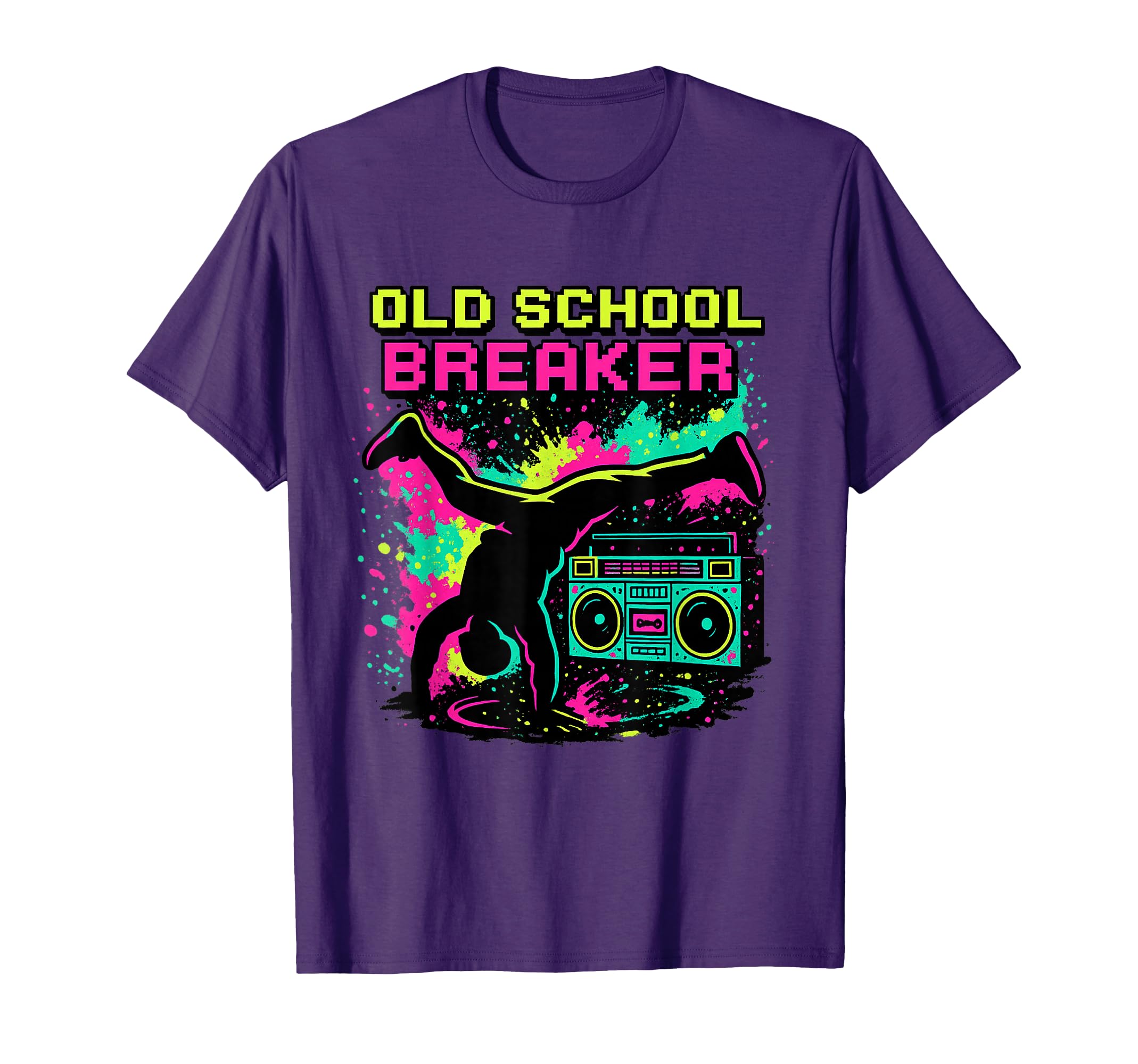 Breakdancing Hip Hop 80S Boombox Old T-Shirt - Novelty Apparel Men Women - T-Shirt, Sweatshirt, Hoodie