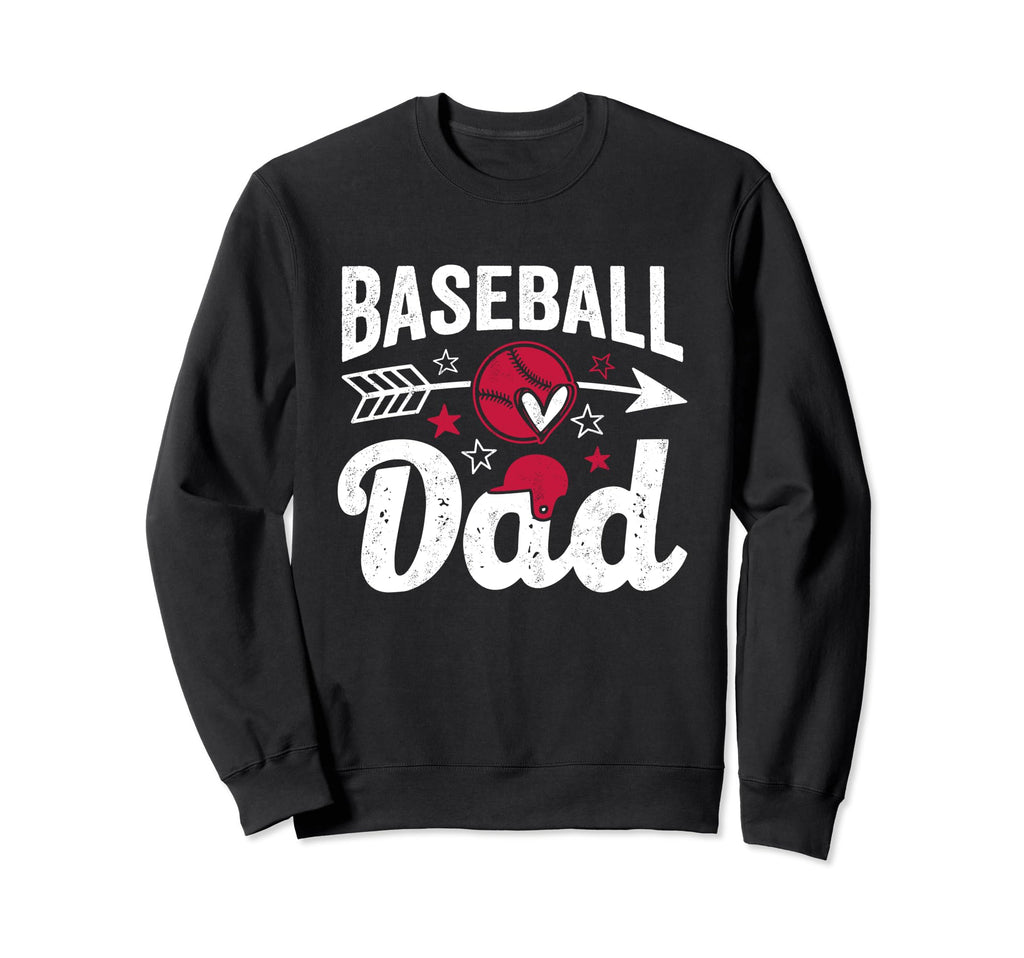 Baseball Dad Baseball Father S Day Sweatshirt - Novelty Apparel Unisex - T-Shirt, Sweatshirt, Hoodie