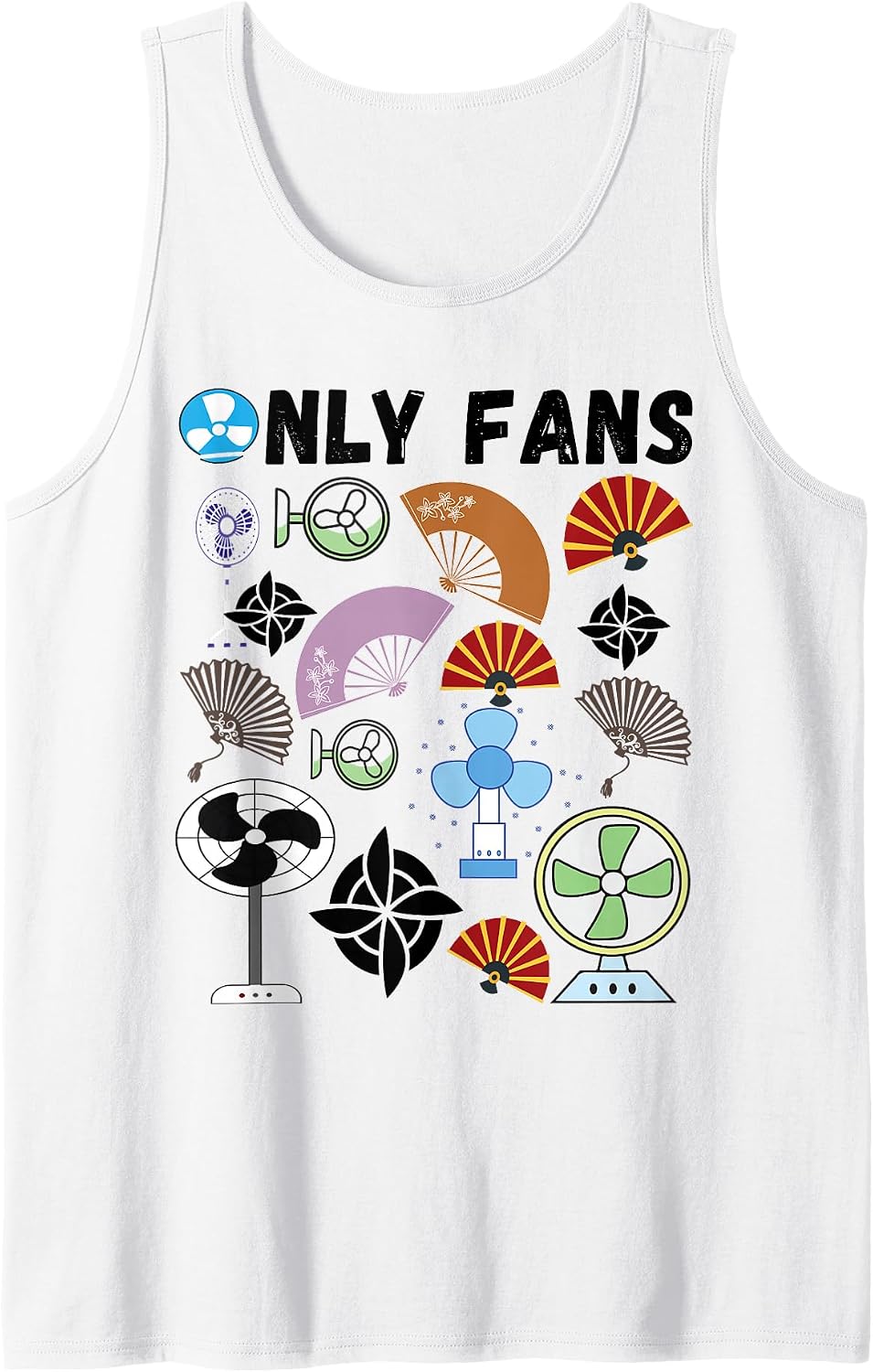 Only Fan Set Funny Ventilators Adult Mens Graphics - Adult & Kids T-Shirts, Sweatshirts & Hoodies apparel design preview 1
