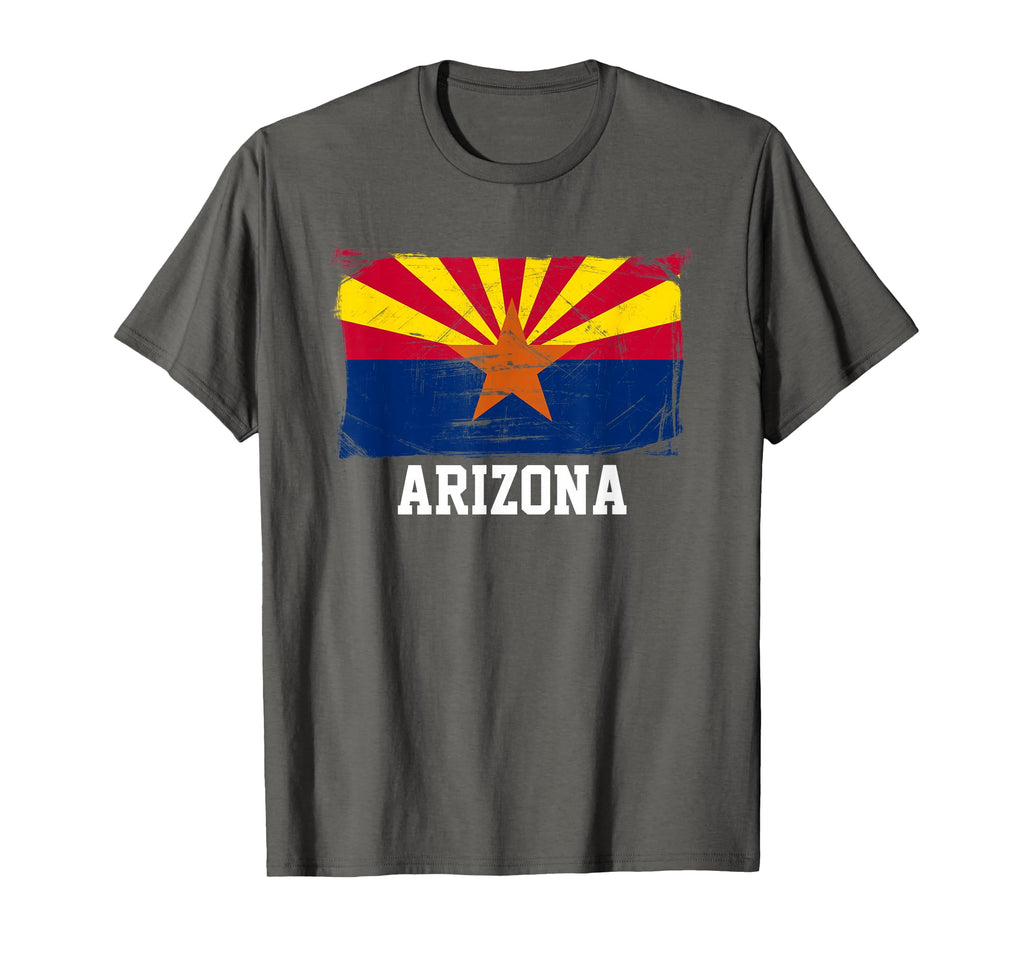 Arizona United States Distressed Flag T-Shirt - Minimalist Print Unisex - T-Shirt, Sweatshirt, Hoodie