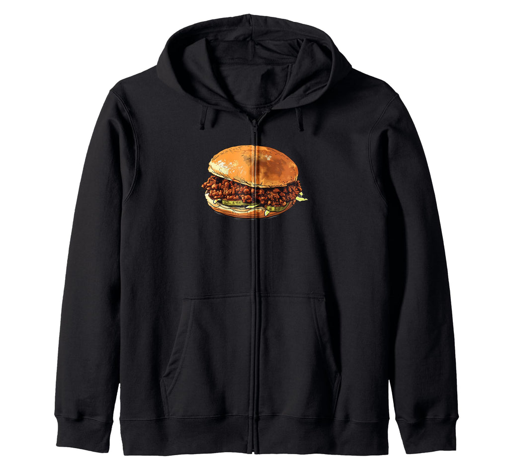 Sloppy Joe Sandwich American Sweatshirt - Minimalist Print for Adults - T-Shirt, Sweatshirt, Hoodie