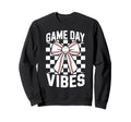 Game Day Vibes Coquette Bow Baseball Sweatshirt - Aesthetic Graphic Unisex - T-Shirt, Sweatshirt, Hoodie