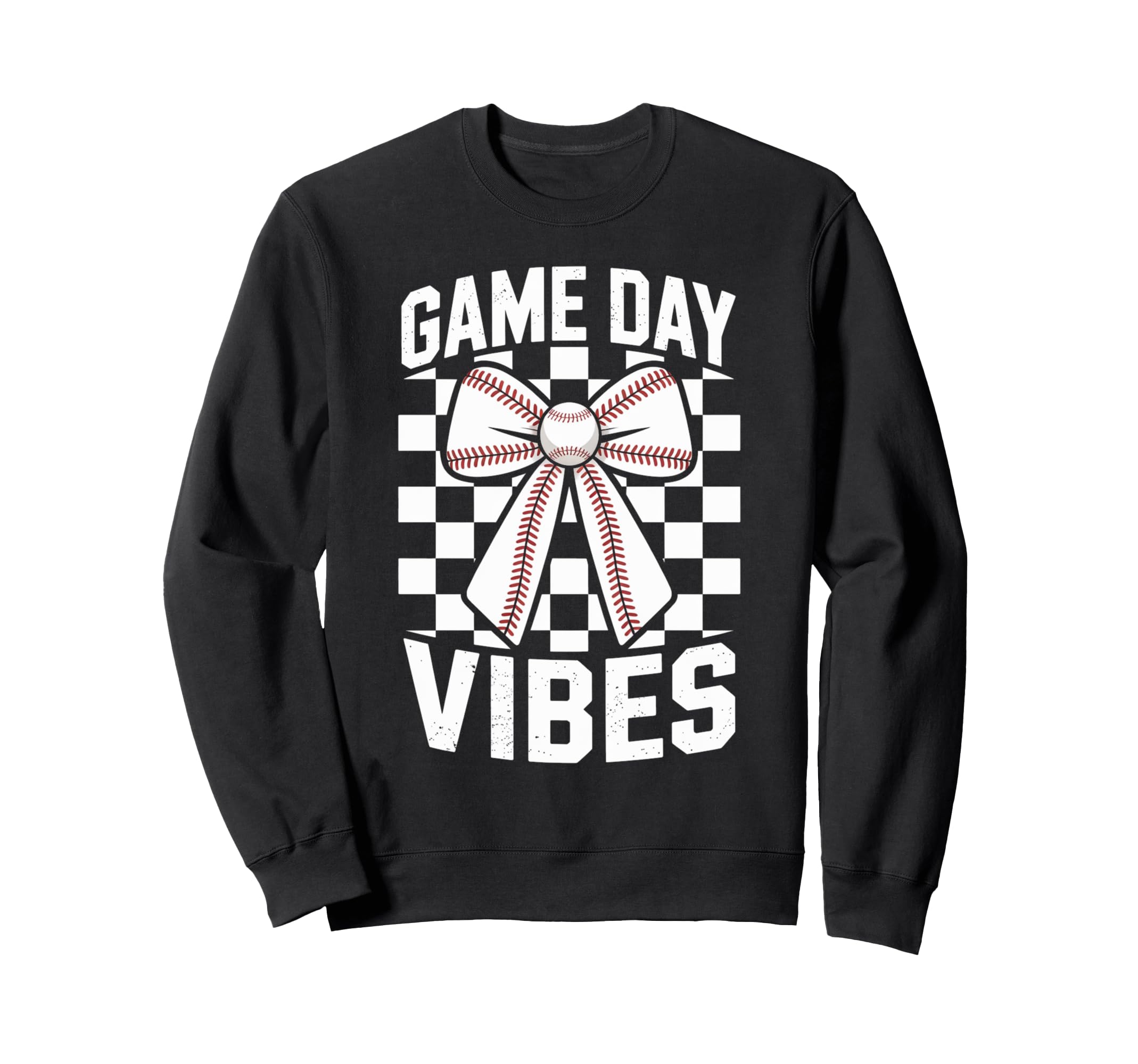 Game Day Vibes Coquette Bow Baseball Sweatshirt - Aesthetic Graphic Unisex - T-Shirt, Sweatshirt, Hoodie