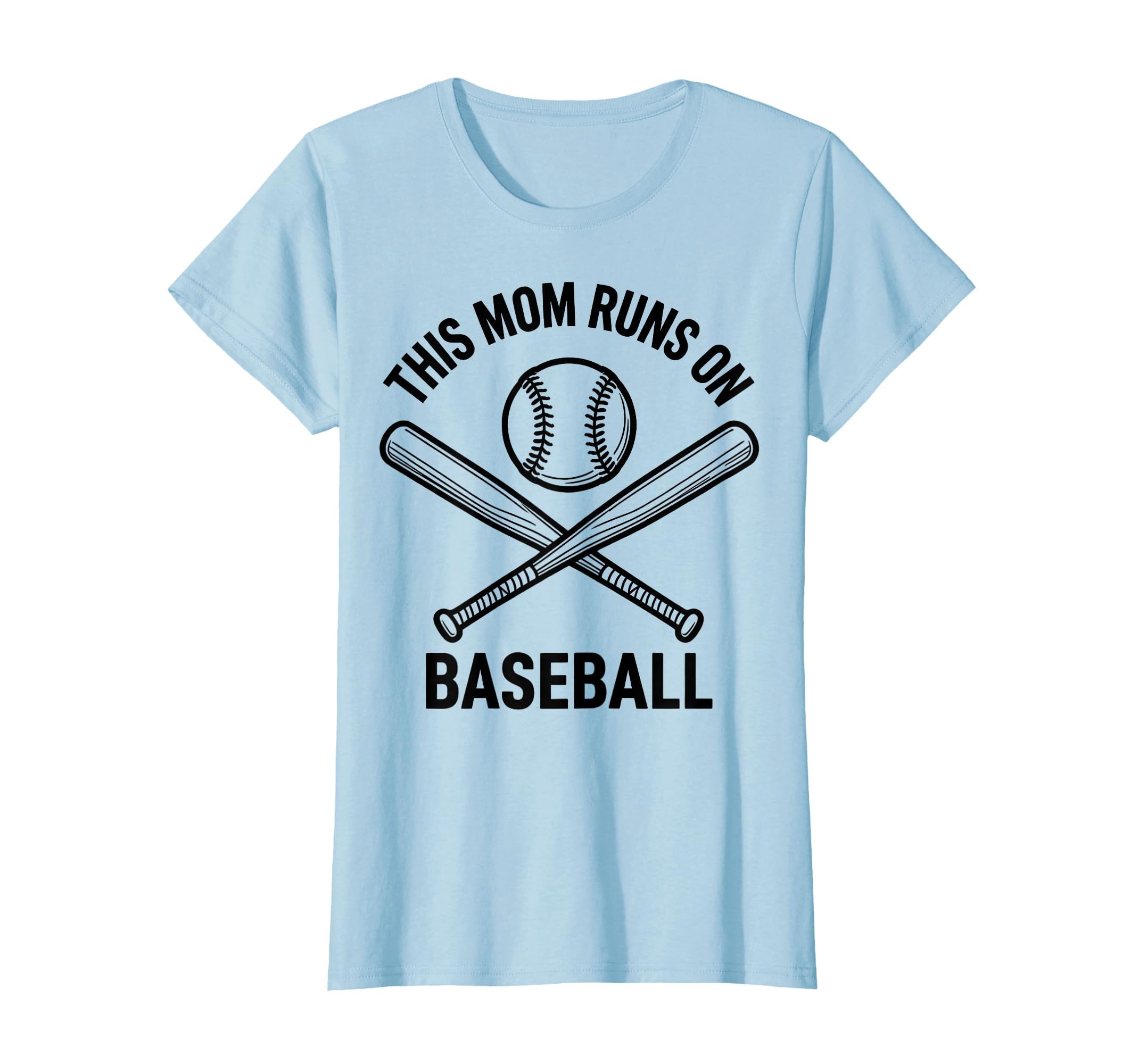 This Mom Runs Baseball T-Shirt - Unique Graphic Men Women - T-Shirt, Sweatshirt, Hoodie