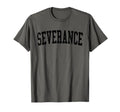 Severance Co Distressed Black Varsity T-Shirt - Unique Graphic Men Women - T-Shirt, Sweatshirt, Hoodie