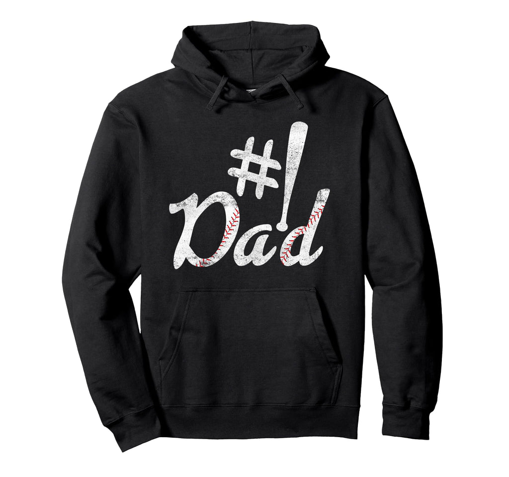 Baseball Player Dad Papa Fathers Day Hoodie - Novelty Apparel Men Women - T-Shirt, Sweatshirt, Hoodie