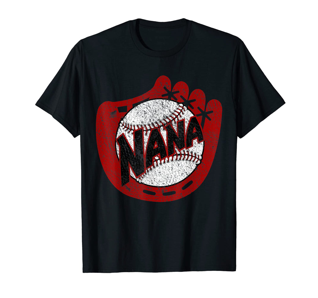 Baseball Nana Baseball Softball T-Shirt - Trendy Graphic for Adults - T-Shirt, Sweatshirt, Hoodie