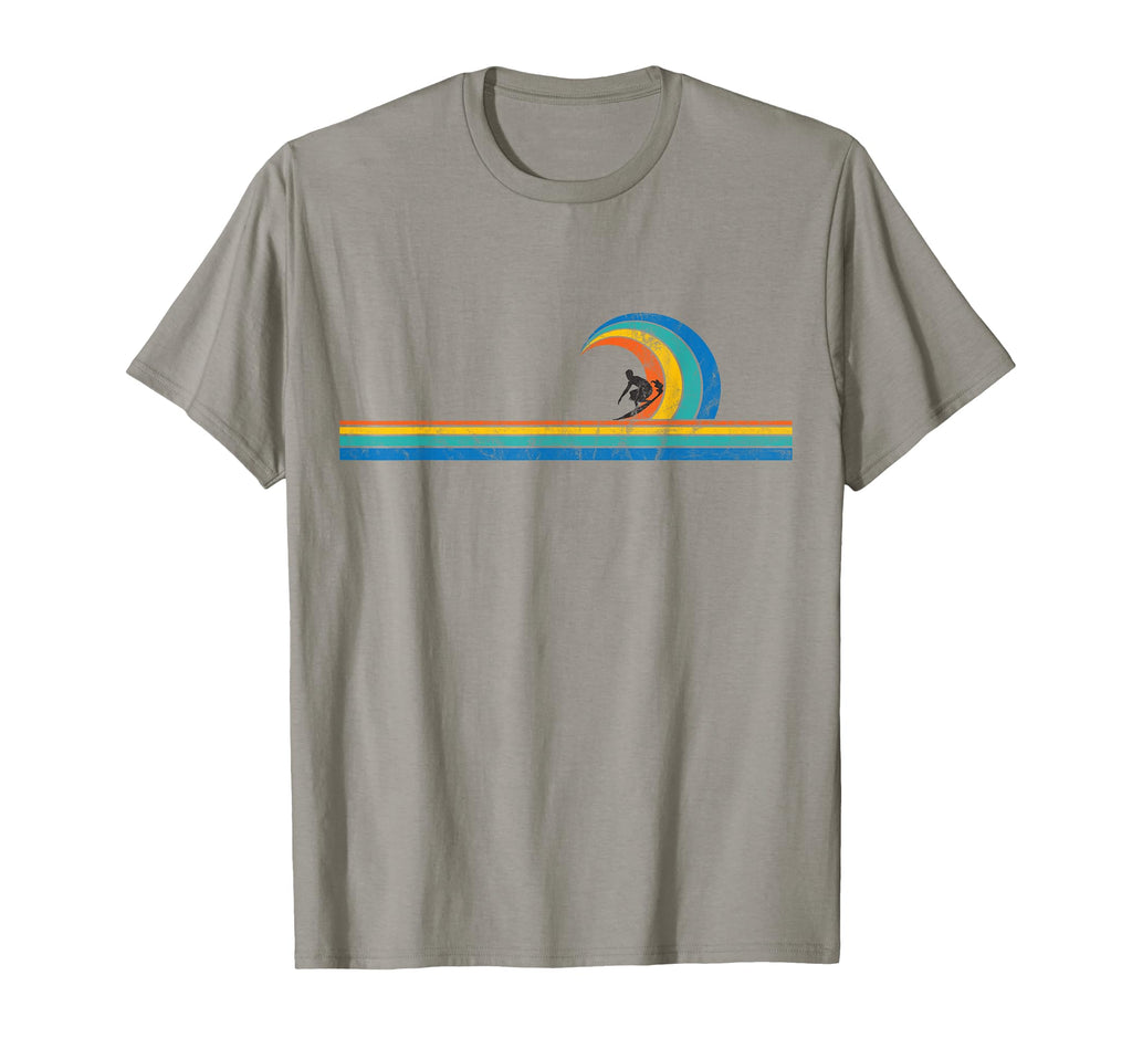 Surfer Dude Wave Stripes T-Shirt - Streetwear Style Men Women - T-Shirt, Sweatshirt, Hoodie