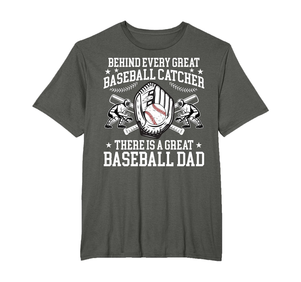 Great Baseball Catcher Dad Baseball T-Shirt - Graphic Print Men Women - T-Shirt, Sweatshirt, Hoodie