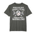 Great Baseball Catcher Dad Baseball T-Shirt - Graphic Print Men Women - T-Shirt, Sweatshirt, Hoodie