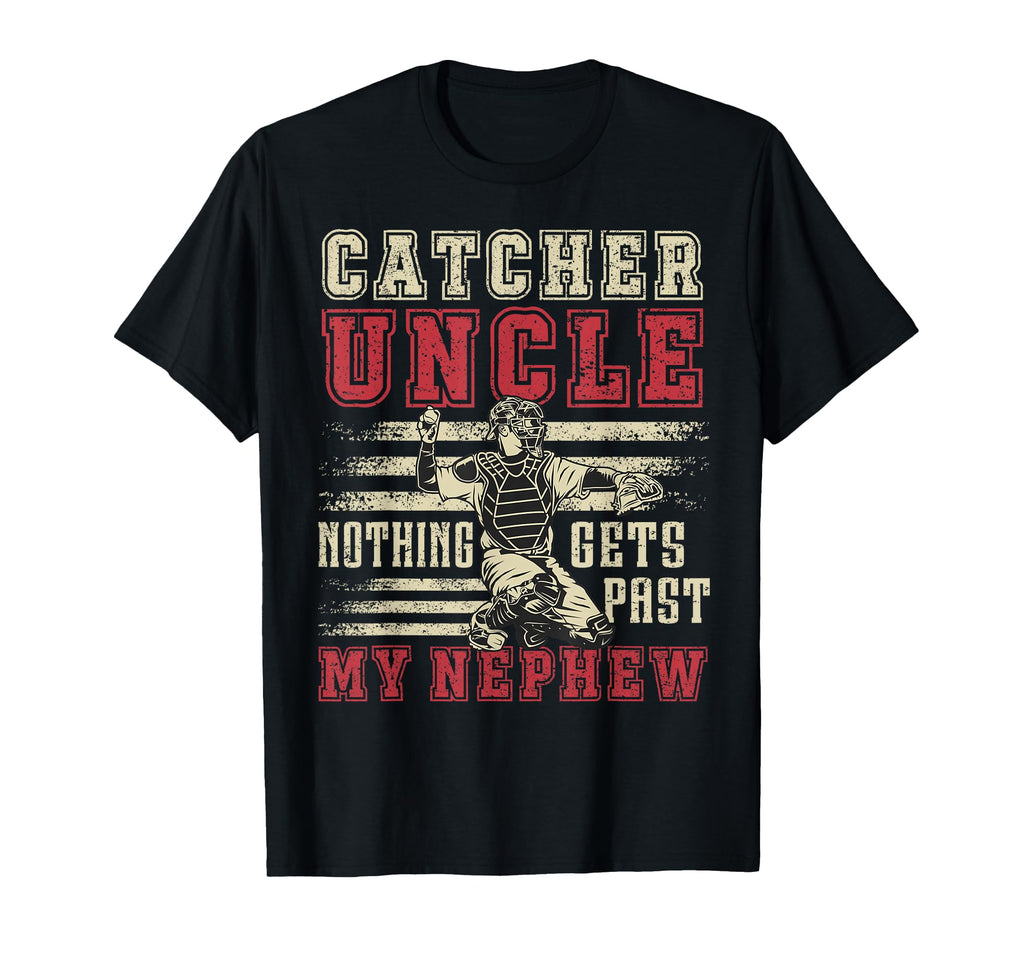 Baseball Catcher Uncle Proud Uncle T-Shirt - Streetwear Style for Adults - T-Shirt, Sweatshirt, Hoodie