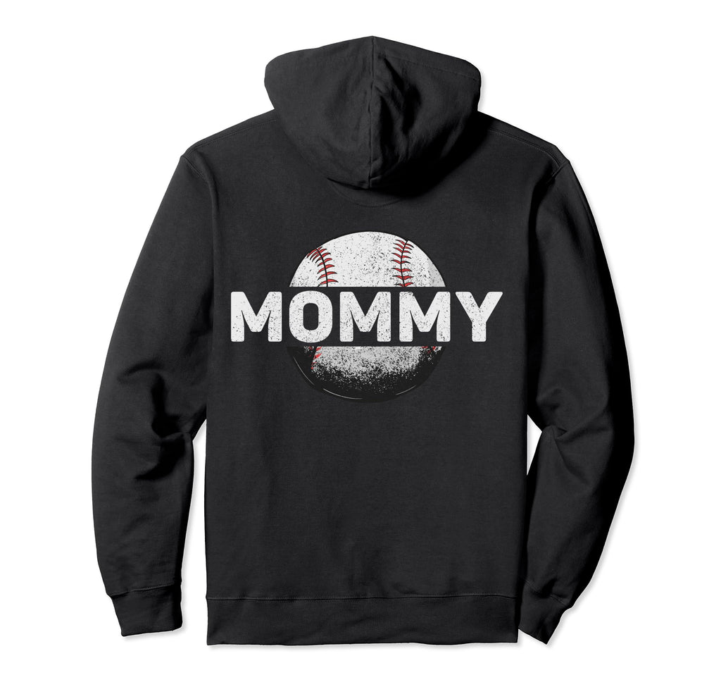 Baseball Mommy Mam Mom Sports Baseball Hoodie - Aesthetic Graphic Unisex - T-Shirt, Sweatshirt, Hoodie