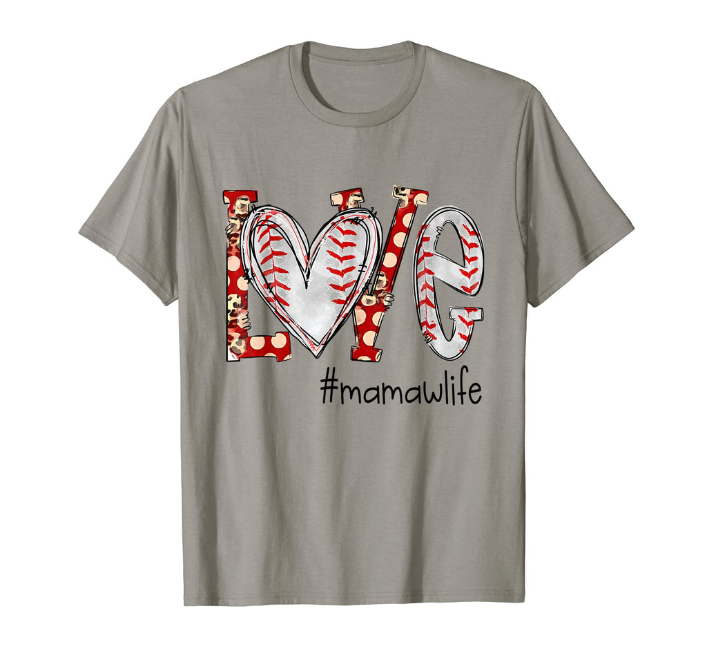 Baseball Mom Heart Love Baseball T-Shirt - Fun Novelty Design Men Women - T-Shirt, Sweatshirt, Hoodie