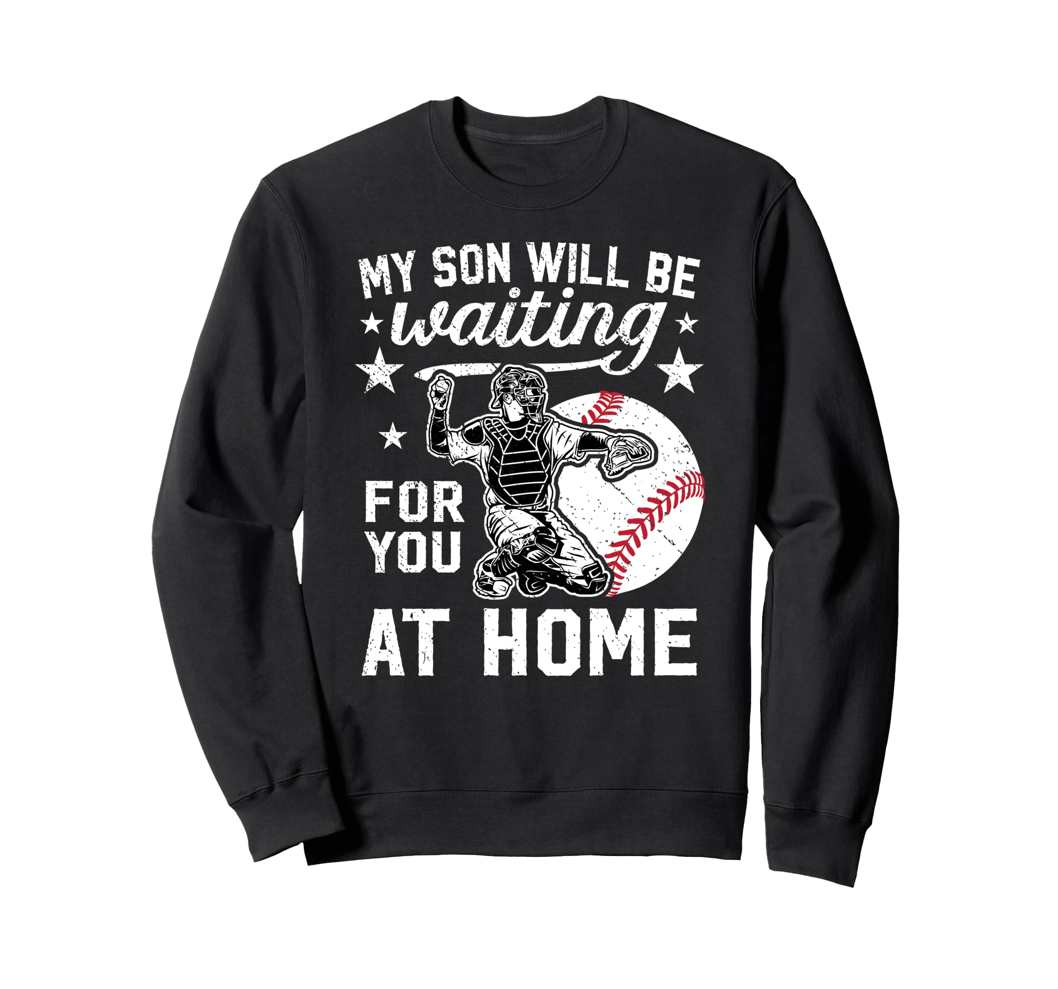 Funny Baseball Catcher Mom Sweatshirt - Aesthetic Graphic Men Women - T-Shirt, Sweatshirt, Hoodie