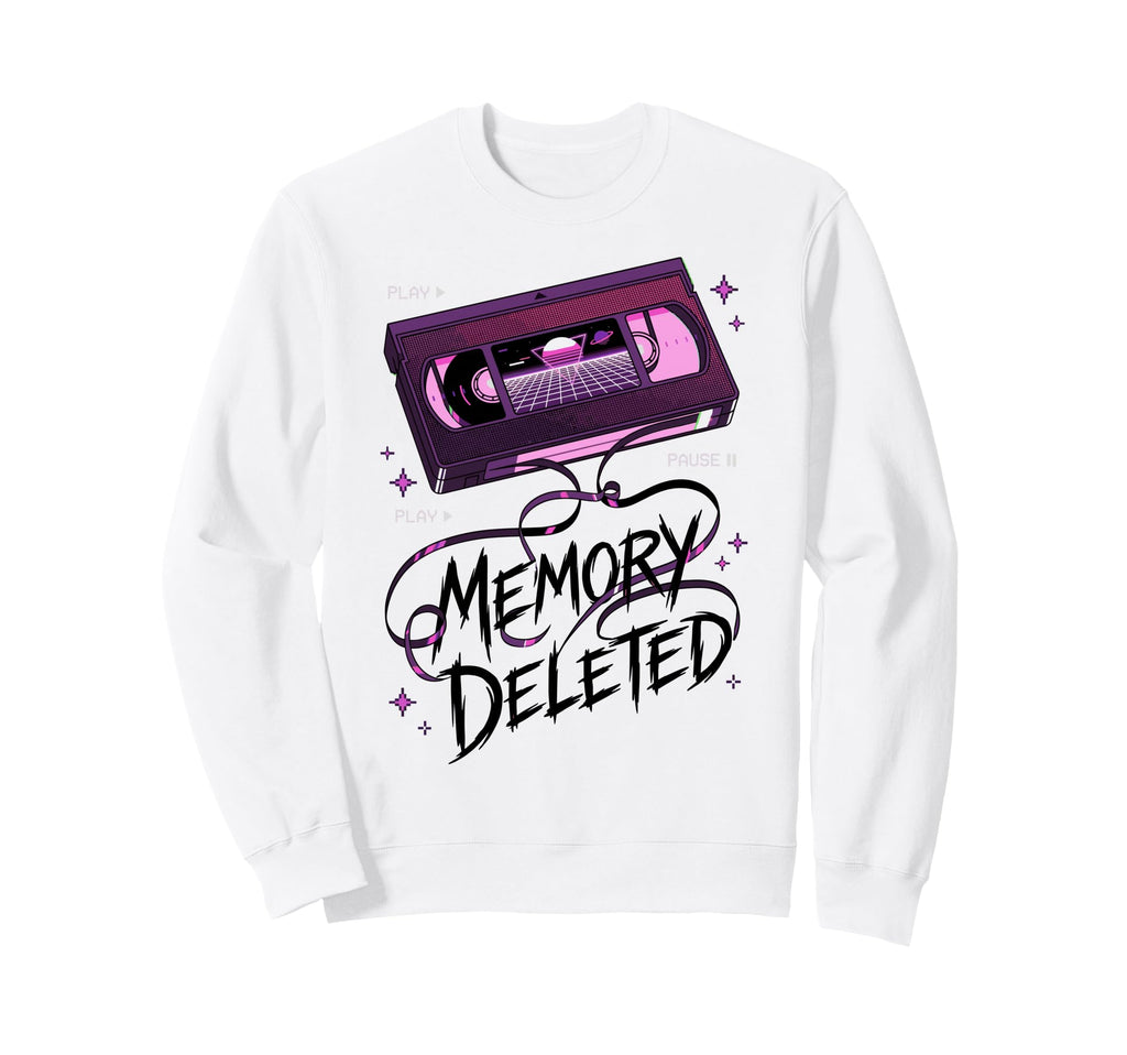 Memory Deleted Funny Cassette Tape Sweatshirt - Streetwear Style Unisex - T-Shirt, Sweatshirt, Hoodie