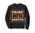 Straight Outta Austria Distressed Sweatshirt - Novelty Apparel Men Women - T-Shirt, Sweatshirt, Hoodie