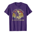 Little Country Little Hood Cowboy Hat T-Shirt - Graphic Print Unisex - T-Shirt, Sweatshirt, Hoodie