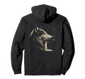 Wolf Smoking Cigarette Grunge Meme 90S Hoodie - Graphic Print for Adults - T-Shirt, Sweatshirt, Hoodie