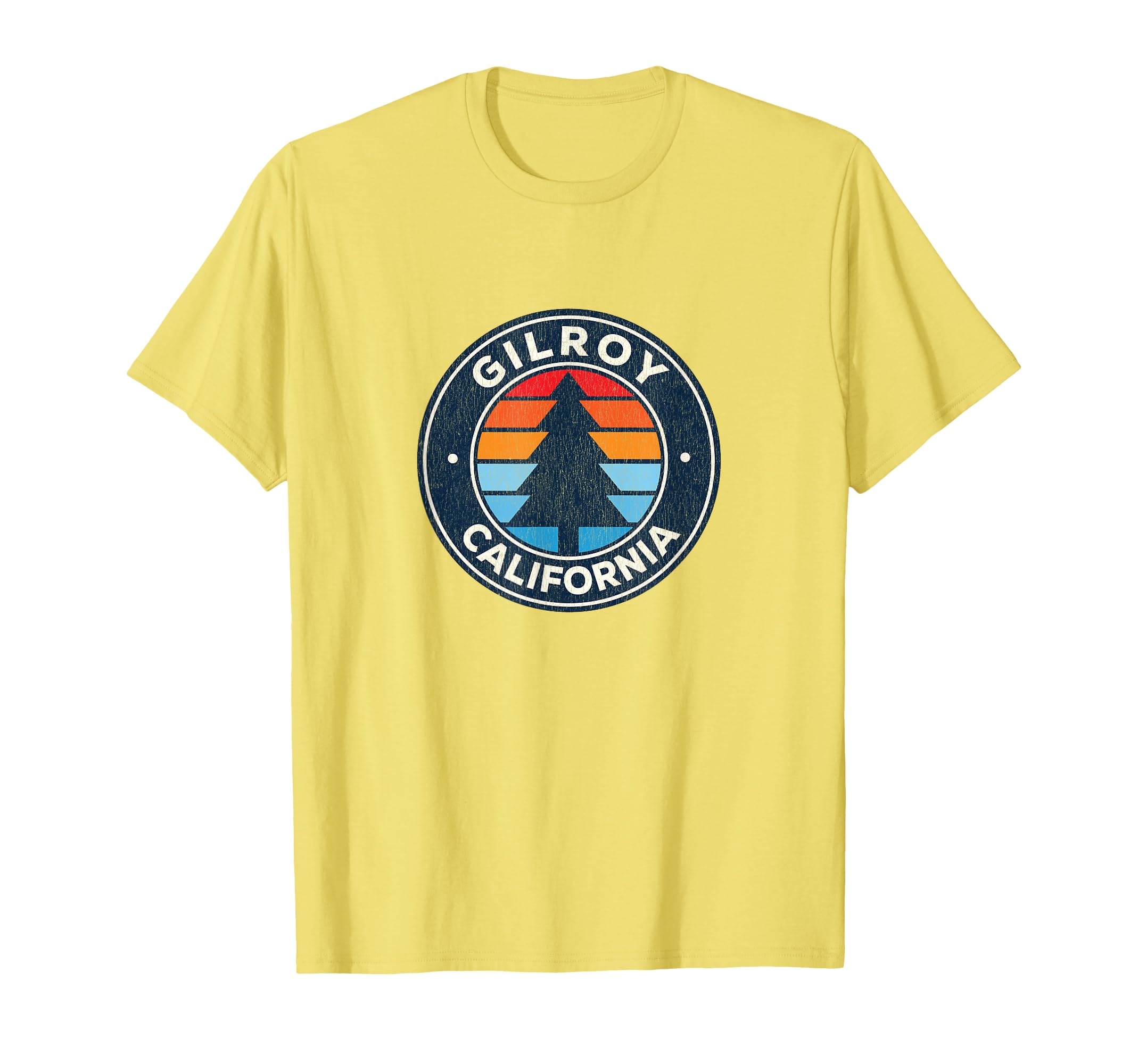 Gilroy California Ca 70S T-Shirt - Unique Graphic for Adults - T-Shirt, Sweatshirt, Hoodie