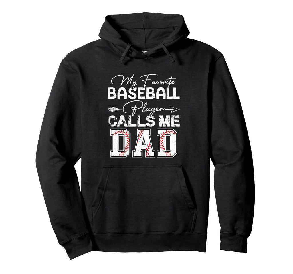 My Favorite Baseball Player Calls Me Hoodie - Minimalist Print for Adults - T-Shirt, Sweatshirt, Hoodie