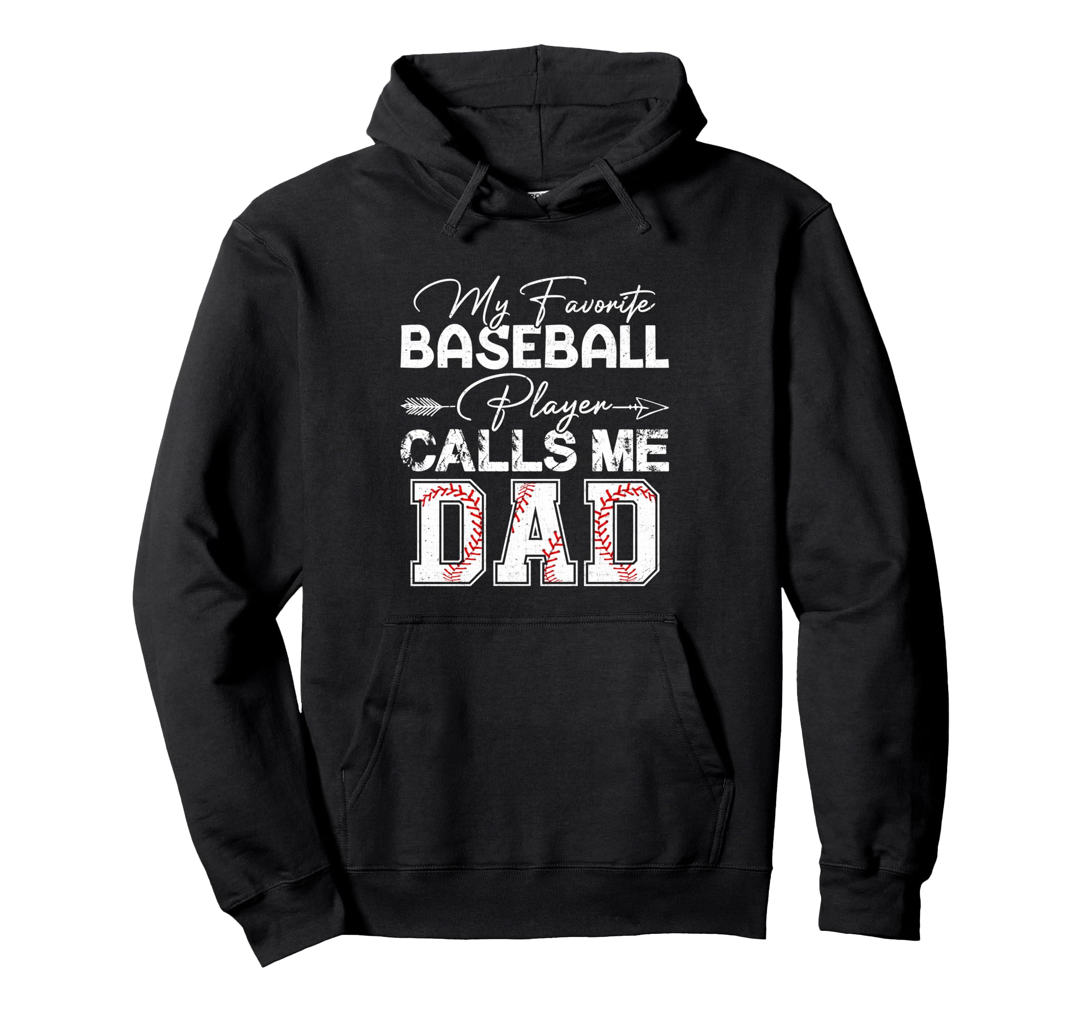 My Favorite Baseball Player Calls Me Hoodie - Minimalist Print for Adults - T-Shirt, Sweatshirt, Hoodie