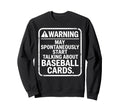 Baseball Card Art Baseball Card Sweatshirt - Novelty Apparel for Adults - T-Shirt, Sweatshirt, Hoodie